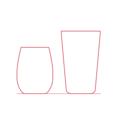 Objects Drinking Glasses Vinyl Cutting Svg File, Free Vectors File